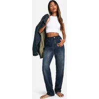 Womens Boohoo Basic Straight Leg Jeans