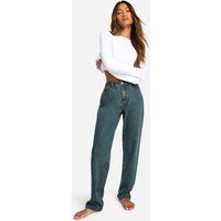 Womens Boohoo Basics Straight Leg Jeans