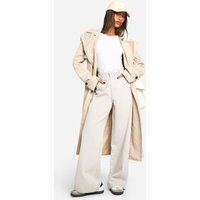 Womens Washed Grey Straight Leg Jeans