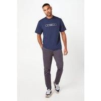 Mens Slim Fit Chino Trousers - Charcoal - 36S