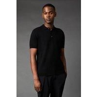 Mens Burton 1904 Merino Blend Polo - Black - S
