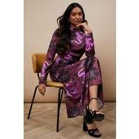 Occasion Floral Open Back Midaxi Dress