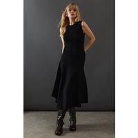 Warehouse Black Knitted Dress Womens Casual Dresses