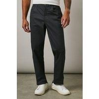 Maine Mens Chino Trousers Navy Pindot Effect Premium Stretch Smart Casual