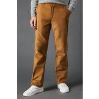 Maine Mens Corduroy Trousers Natural Chinos Straight Leg Pockets Casual Wear
