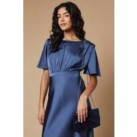 Oasis Navy Clutch Womens Occasion Bags & Purses