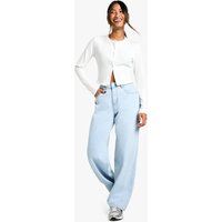 Womens Boohoo Basics Baggy Boyfriend Jeans