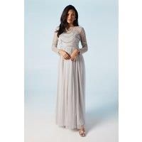 Coast Grey Mist A-Line Dress Womens Bridesmaids Dresses