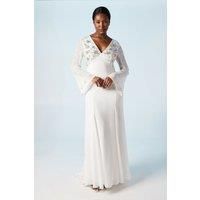 Coast Ivory A-Line Dress Womens Bridal Dresses