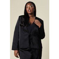 Curve Tie Detail Jacket