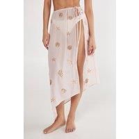 Nastygal Baby Pink Beach Skirt Womens Beachwear Beachwear