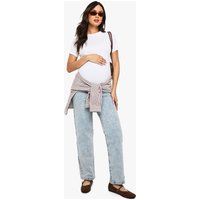Womens Maternity Over The Bump Straight Leg Jeans