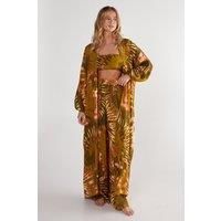 Nastygal Khaki Beach Co-Ord Womens Beachwear Beachwear