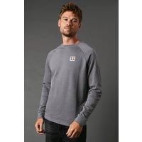 Active Small Patch Logo Crewneck Charcoal