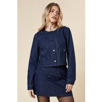 Dorothy Perkins Indigo Jacket Womens Casual Jackets & Coats