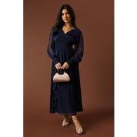Oasis Navy Midaxi Dress Womens Daywear Dresses