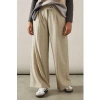 Womens Petite High Waist Wide Leg Trouser