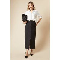 Dorothy Perkins Black Midaxi Skirt Womens Casual Skirts