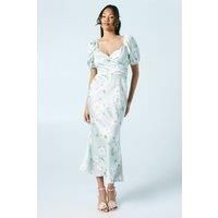 Oasis Sage A-Line Dress Womens Bridesmaids Dresses