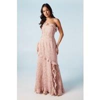 Oasis Blush A-Line Dress Womens Bridesmaids Dresses