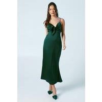 Oasis Emerald Fit & Flare Dress Womens Bridesmaids Dresses