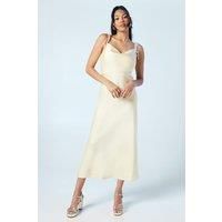 Oasis Butter A-Line Dress Womens Bridesmaids Dresses