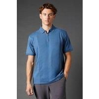 Burton Blue Polo Mens Casual Polos