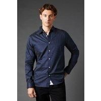 Burton Navy Casual Shirt Mens Casual Shirts