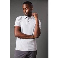 Burton Polo Shirt Mens Grey Regular Fit Short Sleeve Versatile Casual