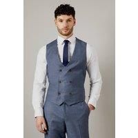 Burton Blue Waistcoat Mens Smart Suits