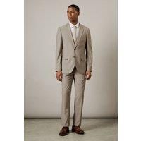 Burton Light Brown Suit Jacket Mens Smart Suits
