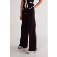 Tailored Contrast Piped Joggers