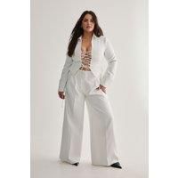 Nastygal Ivory Formal Trousers Womens Workwear Trousers