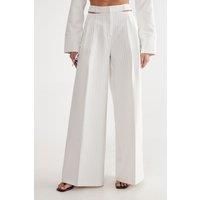 Nastygal Ivory Formal Trousers Womens Workwear Trousers