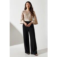Coast Champagne Straight Leg Jumpsuit Womens Occasion Jumpsuits
