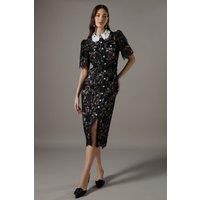 Coast Black Midi Dress Womens Occasion Dresses