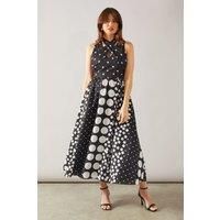 Wallis Black Fit & Flare Dress Womens Occasion Dresses