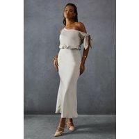 Misspap Champagne Bridesmaid Dress Womens Occasion Dresses