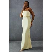 Misspap Lemon Bridesmaid Dress Womens Occasion Dresses