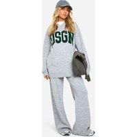 DSGN Oversized Hoody And Wide Leg Trouser Tracksuit