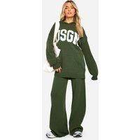 DSGN Oversized Hoody And Wide Leg Trouser Set