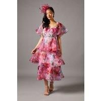 Coast Pink Midi Dress Womens Occasion Dresses
