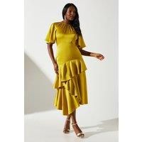 Coast Olive Midi Dress Womens Occasion Dresses