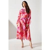 Coast Orange Midi Dress Womens Occasion Dresses
