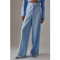 Organza High Waisted Wide Leg Trousers