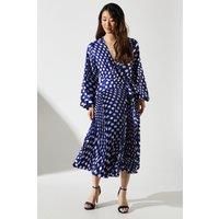 Coast Navy Midi Dress Womens Occasion Dresses