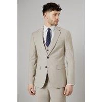 Burton Neutral Suit Jacket Mens Smart Suits
