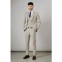 Burton Neutral Suit Trousers Mens Smart Suits
