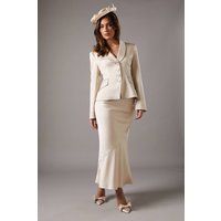 Coast Ivory Midi Skirt Womens Occasion Skirts