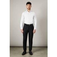 Mens Burton 1904 Black Wool Rich Slim Fit Smart Trousers - 34R